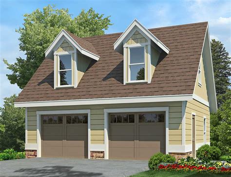 2-Car Garage with Dormers - 92081VS | Architectural Designs - House Plans