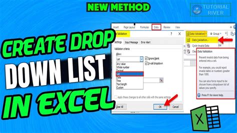 Data Validation Drop Down List The Cell Microsoft Excel Computer