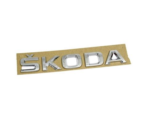 Hess Automobile Original Skoda Schriftzug Heckklappe Hinten Emblem