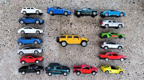 Yello Hummer Toy Car Surrounded By Other Cars Youtube