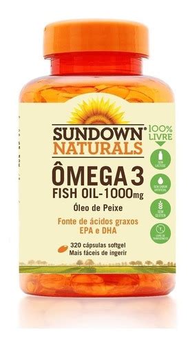 Fish Oil Mg Leo De Peixe Caps Sundown Vitaminas R