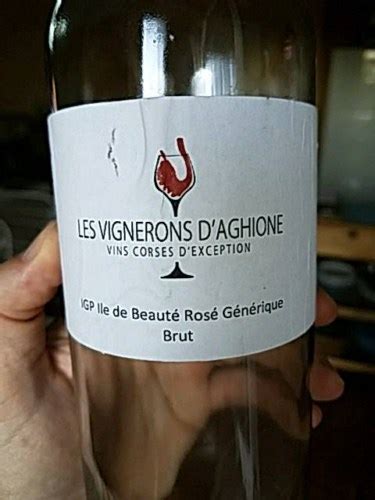 Les Vignerons D Aghione Ile De Beaut Ros G N Rique Brut Vivino Us