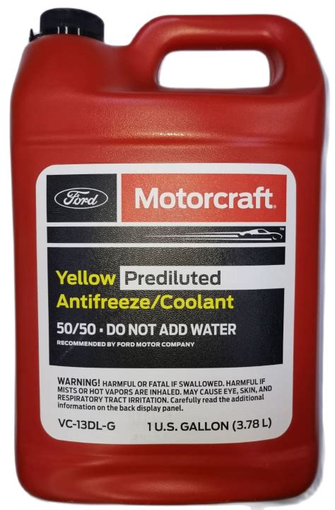 Ford Motorcraft Yellow Antifreeze Coolant Prediluted Lazada Ph