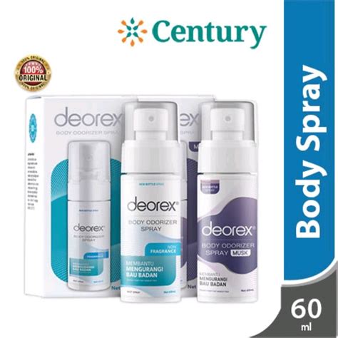 Jual Deorex Body Odorizer Non Fragrance Spray 60ml Shopee Indonesia