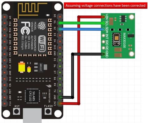 Interface Max30100 Pulse Oximeter Sensor With Esp8266 Nodemcu