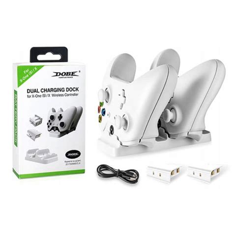 Dual Charging Dock Dobe Xbox One One S One X White Psir