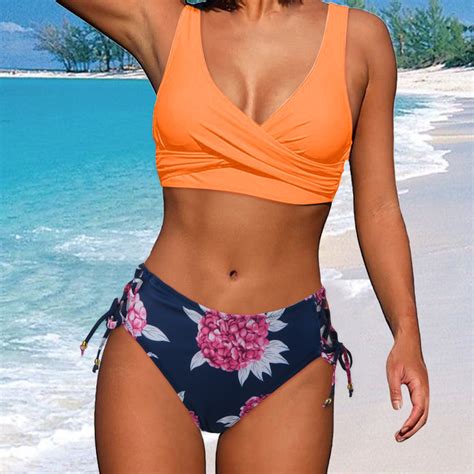 Idall Bikini Sets Bathing Suit New Women S High Waist Sexy U Shaped