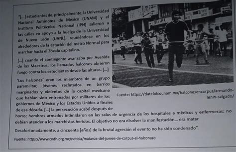 Escribe cuál debió ser el papel de las autoridades de ese entonces para