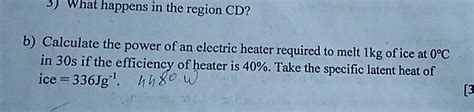 3 What Happens In The Region CD B Calculate The Power Of An Electric