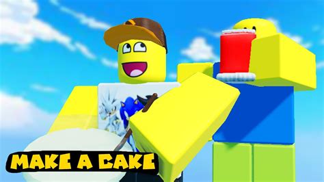 [41 44s] Roblox ★make A Cake And Feed The Giant Noob★ Complete Cake Submission Youtube