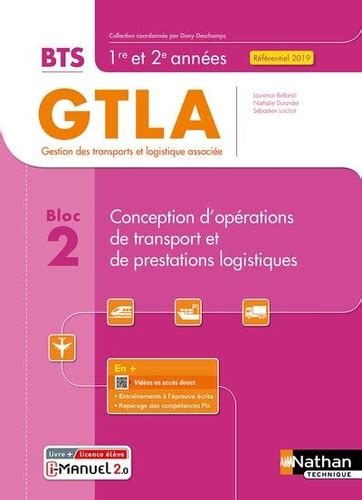 Conception d opérations de transport et de prestations logistiques Bloc