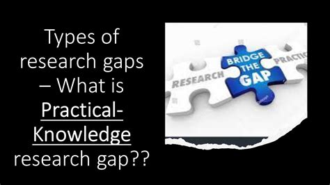 Types Of Research Gaps What Is Practical Knowledge Gap YouTube