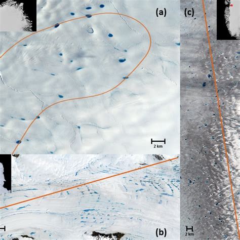 True Color Landsat 8 Composites Of Hiawatha Glacier On 18 July 2017