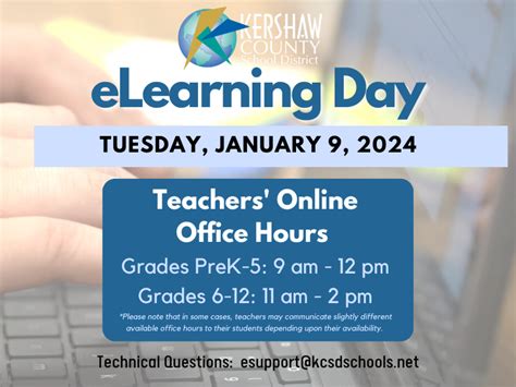 Kcsd Announces Tuesday January 9 Is An E Learning Day Post Details