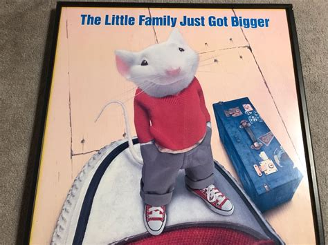 Framed Vintage Stuart Little Movie Poster 28 X 41