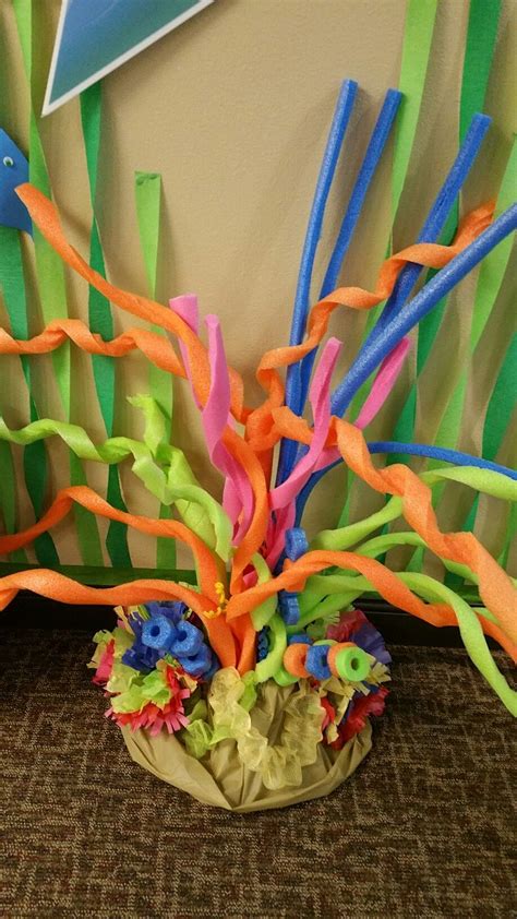 Pool Noodle Coral Vbs Submerged Mermaid Theme Party Ocean Theme Hot