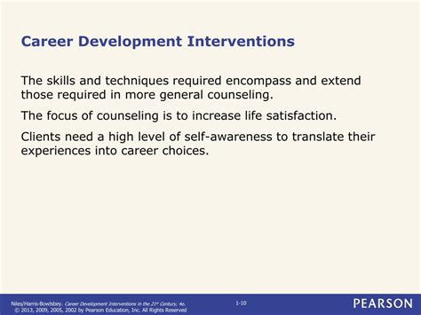 Ppt Introduction To Career Development Interventions Powerpoint