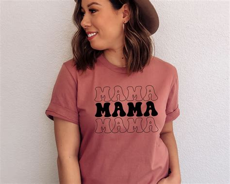 Stacked Mama Svg Mama Svg Mom Life Svg Retro Mother Svg Etsy Canada