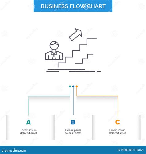 Promotion Success Development Leader Career Business Flow Chart