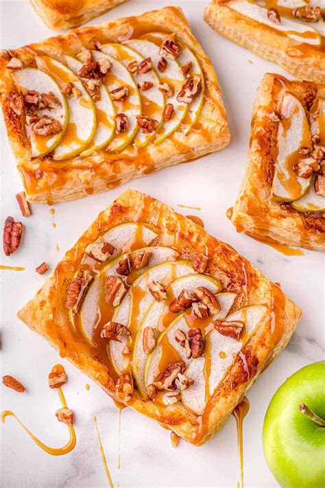 Easy Apple Tart With Caramel Sauce Mom On Timeout