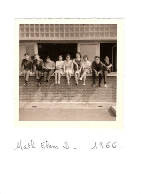 Photo De Classe Math Elem 2 De 1966 Cite Scolaire Copains Davant