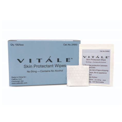 Vitale Skin Protectant Wipes No Sting Hart Medical Equipment