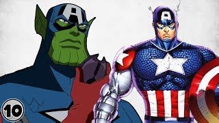 Top 10 Strongest Alternate Versions Of Captain America Doovi