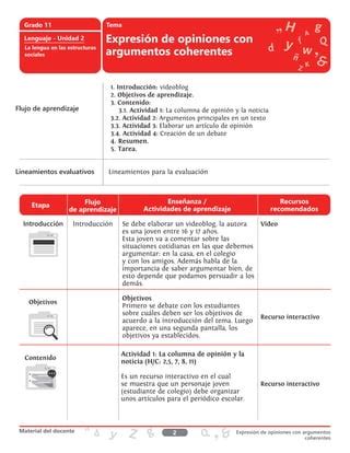 Guía n2 lengua castellana 11 PDF