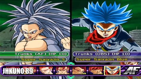 AF Vs SUPER TRUNKS SSJ 5 TEAM Vs TRUNKS SSJ BLUE TEAM DRAGON BALL Z