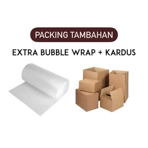 Jual Extra Packing Bubble Kardus Packing Tambahan Shopee Indonesia