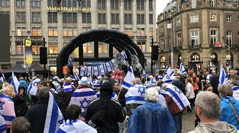 Indrukwekkende manifestatie op de Dam Samen voor Israël