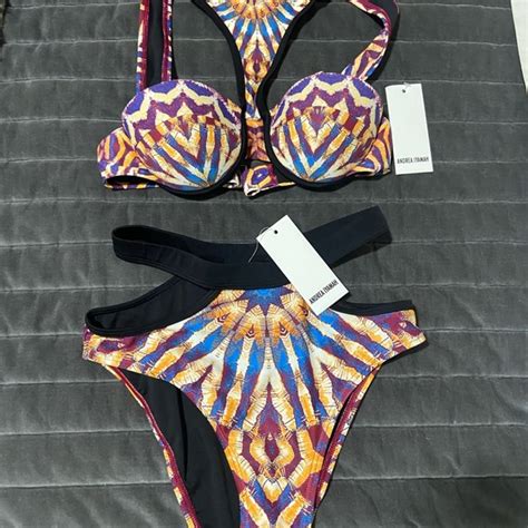 Swim Andrea Iyamah Fawn High Waist Bikini Poshmark