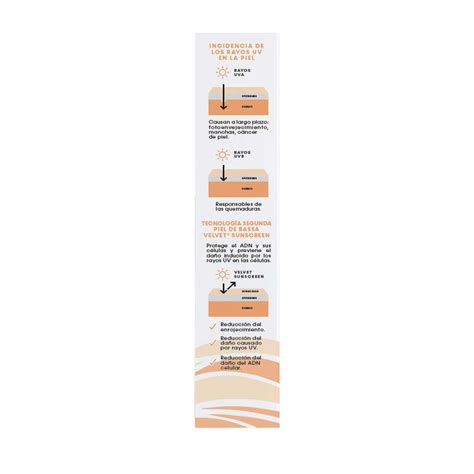 Protector Solar Facial Bassa Velvet Gel Color Spf Ml