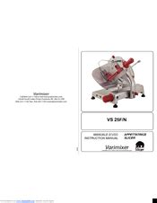 Varimixer VS 25F N Manuals ManualsLib