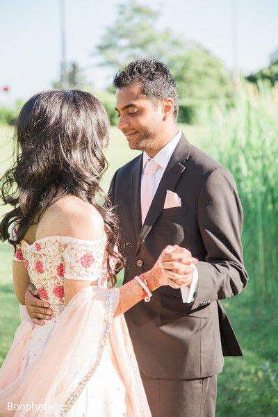 Adorable Indian Groom Looking At Bride Maharaniweddings