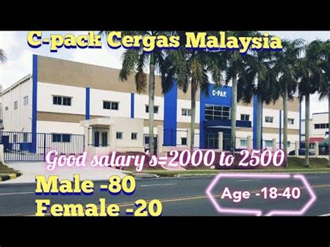 C Pack Cergas Sdn Bhd Malaysia Malaysia Demands Demands Malaysia