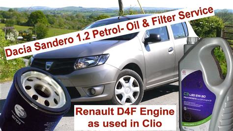 Dacia Sandero Renault Clio Oil Filter Change On Cc D F