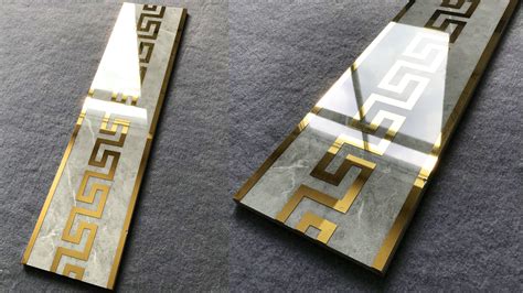 Springletile Pattern Border Tiles Ceramic Gold Border Tiles