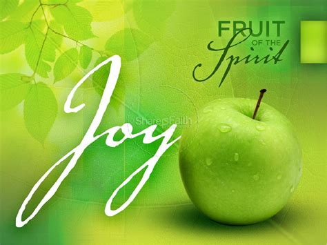 Joy Fruit Of The Spirit Powerpoint Template