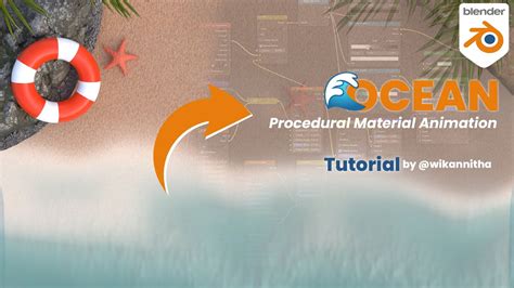How To Make A Ocean🌊procedural Material Animation Blender 40