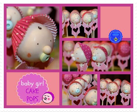 Hoopla Palooza Baby Girl Cake Pops