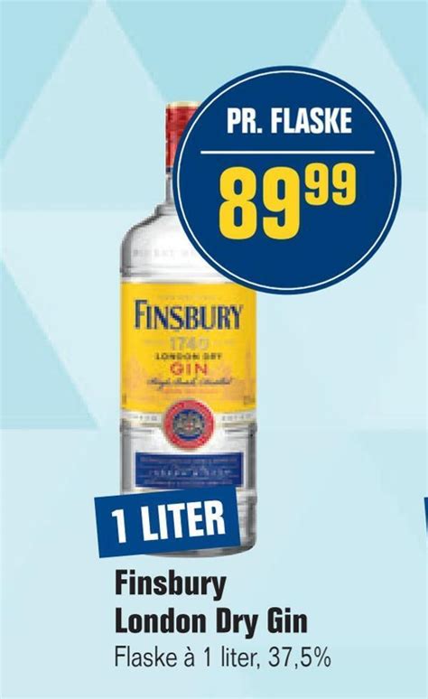 Finsbury London Dry Gin Tilbud Hos Otto Duborg