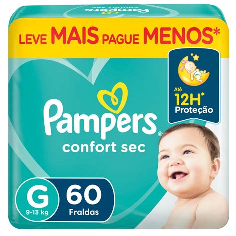 Fralda Pampers Confort Sec Bag G Unidades Panvel Farm Cias