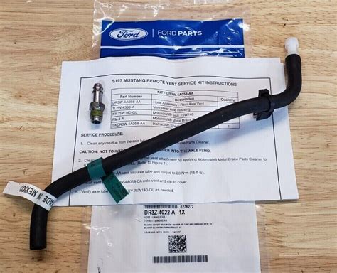 New 2011 2014 Ford Mustang Rear Axle Vent Hose Assembly Oem Ebay