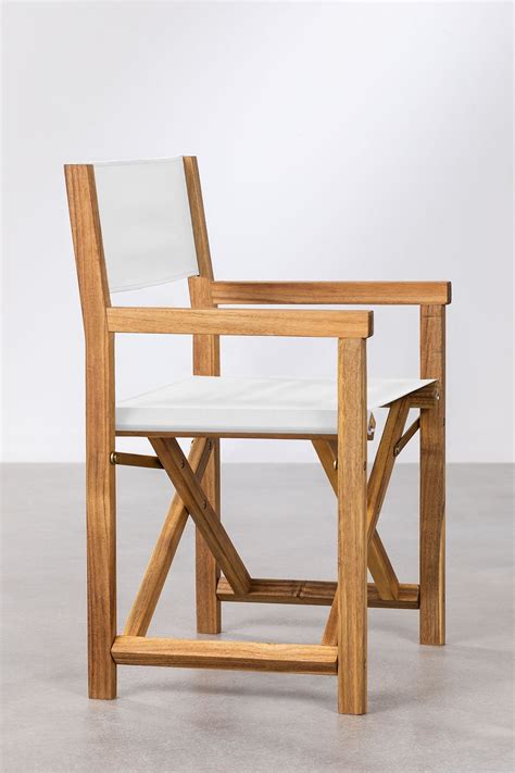 Silla De Director Plegable En Madera De Acacia Bardem SKLUM