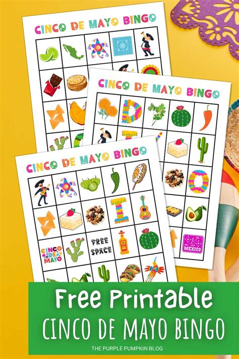 Fun Free Printable Cinco De Mayo Bingo Game Cards