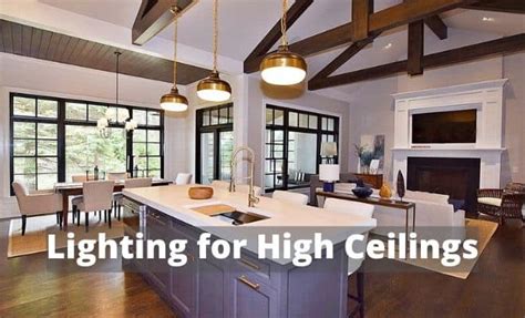 Lighting For High Ceilings Planning Guide Lighting Tutor