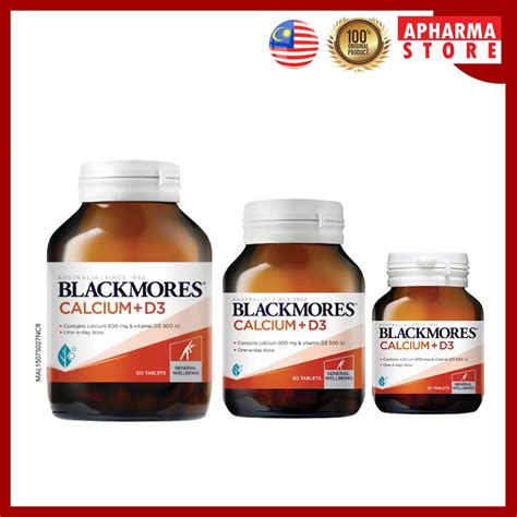 Blackmores Calcium D3 Helps With Maintain Healthy Bones And Muscles [ Calcium 600mg