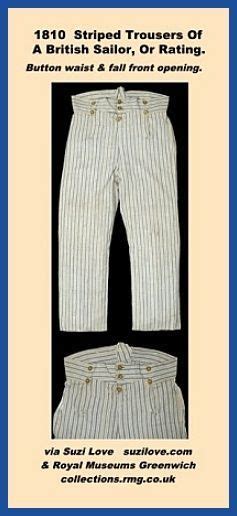 1810 British Ratings Or Sailors Trousers Via And Royal