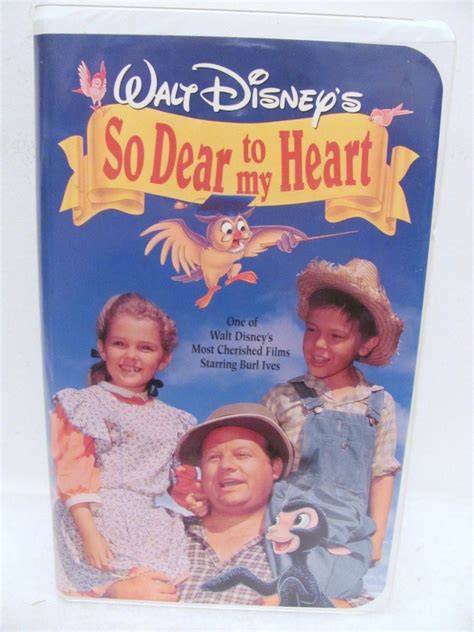 Vhs Walt Disneys So Dear To My Heart Vhs 1992 Vhs Tapes